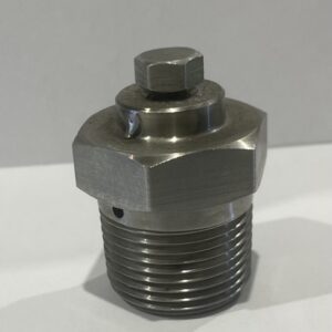 3/4" NPT HEX HEAD SAFETY BLEED PLUG 3k/6k/10k Material: 6MO