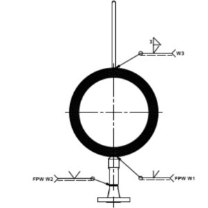8'' 150# RF DRIPRING TR2325/C055-WG-L-DS-0002