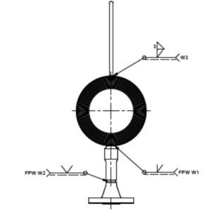 4'' 300# RF DRIPRING TR2325
