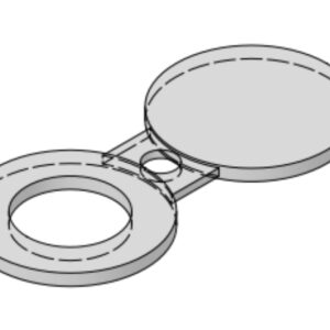 1 1/2'' 150# FF Spectacle Blind NPS - B16.48