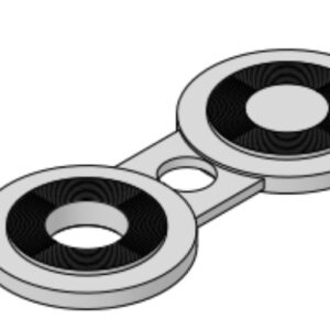 1'' 300# RF Spectacle Blind NPS - B16.48