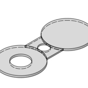 1'' 150# FF Spectacle Blind NPS - B16.48
