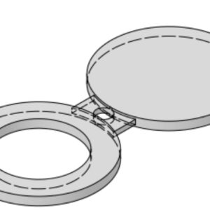4'' 300# FF Spectacle Blind -THK=15,0 B16,48