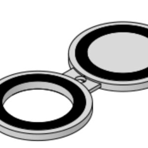 5'' 300# RF Spectacle Blind NPS - B16.48