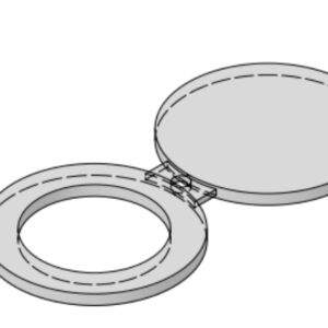 6'' 300# FF Spectacle Blind NPS - B16.48