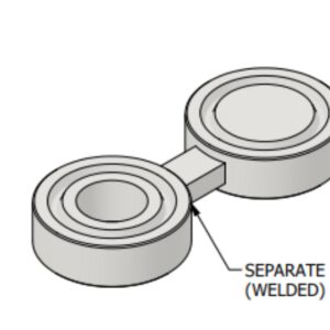 1 1/2'' 1500# RTJ Spectacle Blind - TR2000/SLBN A240 S31803/D45