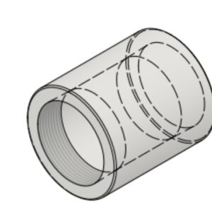 2" x 2" BSP-F 3000# Threaded Coupling
