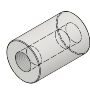 3/8" x 3/8" NPT-F 6000# Threaded Coupling
