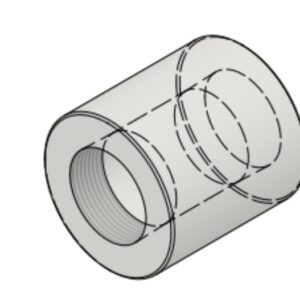 1 1/2" x 1 1/2" NPT-F 6000# Threaded Coupling