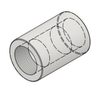 3/4" x 3/4" NPT-F 3000# Threaded Coupling