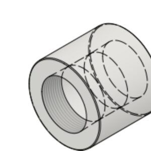 2 1/2''  x 2 1/2''  NPT-F 6000# Threaded Coupling