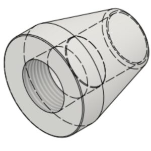 1" NPT-F x BW Sch10S 3000# Coupling