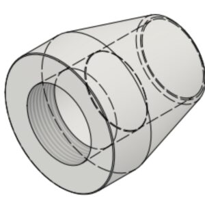 1 1/2" NPT-F x BW Sch10S 6000# Coupling