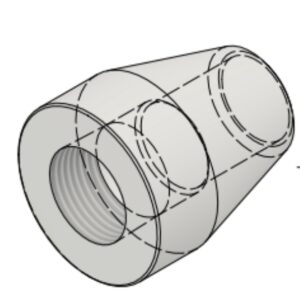 3/4" NPT-F x BW Sch40S 6000# Coupling