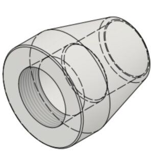 1 1/2" NPT-F x BW Sch40S 6000# Coupling