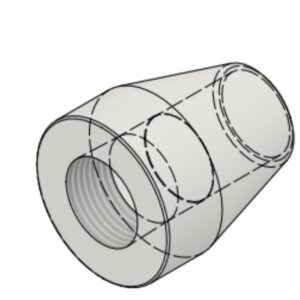 3/4" NPT-F x BW Sch10S 6000# Coupling