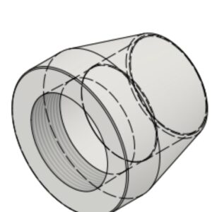 3" NPT-F x BW Sch10S 6000# Coupling