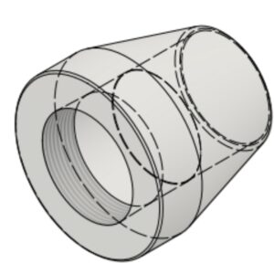 2" NPT-F x BW Sch10S 3000# Coupling