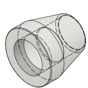 2" NPT-F x BW Sch40S 6000# Coupling