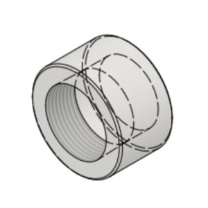 1 1/4" NPT-F 3000# Half-Coupling