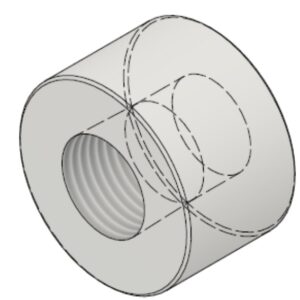 1/2" NPT-F 6000# Half-Coupling
