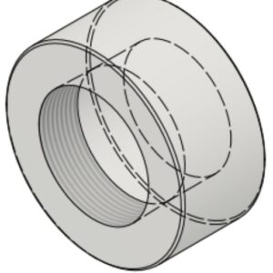 2" NPT-F 6000# Half-Coupling