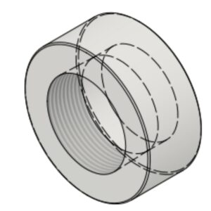 2 1/2" NPT-F 6000# Half-Coupling
