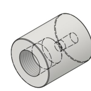 3/4" NPT-F x 1/8" NPT-F 6000# Reducing Coupling