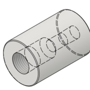 3/8" NPT-F x 1/8" NPT-F 6000# Reducing Coupling