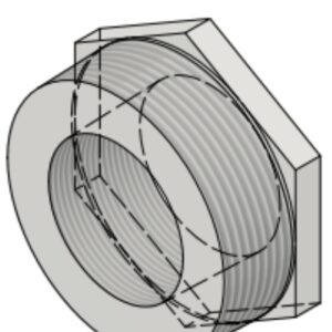 3" NPT-M x 2" NPT-F 3k/6k# Hex Head Bushing