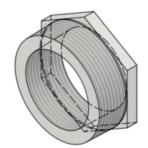 3" NPT-M x 2 1/2" NPT-F 3k/6k# Hex Head Bushing