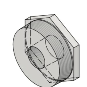 4" NPT-M x 1.5" NPT-F 3k/6k# Hex Head Bushing
