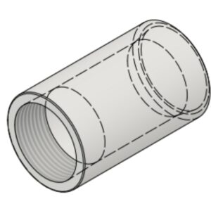 1 1/4" NPT-F x 1 1/2" BW Sch40 6000# Reducing Coupling