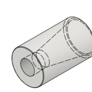 1/2" NPT-F x 1 1/4" BW Sch40 6000# Reducing Coupling
