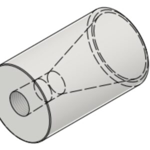 3/8" NPT-F x 1 1/2" BW Sch40 6000# Reducing Coupling