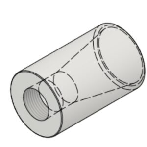 3/4" NPT-F x 1 1/2" BW Sch40 6000# Reducing Coupling