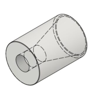 3/4" NPT-F x 2" BW Sch40 6000# Reducing Coupling