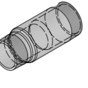 1 1/2" x 1 1/4" NPT Sch40-Sch80-Sch160-XXX PBE, TBE, BBE Swage Nipples