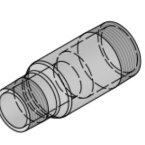 1 1/4" x 1" NPT Sch40-Sch80-Sch160-XXX PBE, TBE, BBE Swage Nipples