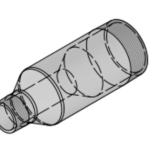 2" x 1" NPT Sch40-Sch80-Sch160-XXX PBE, TBE, BBE Swage Nipples