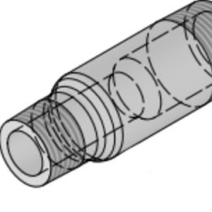 3/4" NPT x 1/2" NPT Sch40-Sch80-Sch160-XXX PBE, TBE, BBE Swaged Nipple