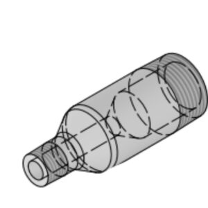 3/4" NPT x 1/4" NPT Sch40-Sch80-Sch160-XXX PBE, TBE, BBE Swaged Nipple