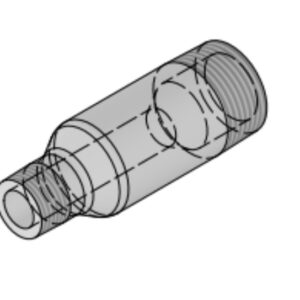 3/4" NPT x 3/8" NPT Sch40-Sch80-Sch160-XXX PBE, TBE, BBE Swaged Nipple