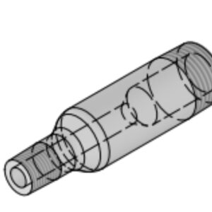 3/8" NPT x 1/8" NPT Sch40-Sch80-Sch160-XXX PBE, TBE, BBE Swaged Nipple