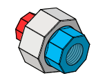 1'' NPT-F x 1'' NPT-M 3k UNION