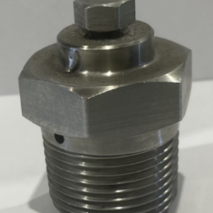 1" NPT HEX HEAD SAFETY BLEED PLUG 10K Material: N06625